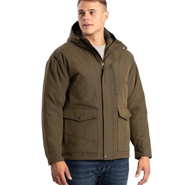 Men's Highland Quilt-Lined Micro-Duck Hooded Jacket Thumbnail