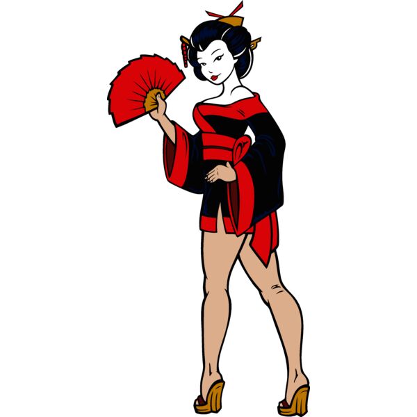 geisha pinup Thumbnail