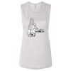 Ladies' Bella Flowy Scoop Muscle Tank Thumbnail